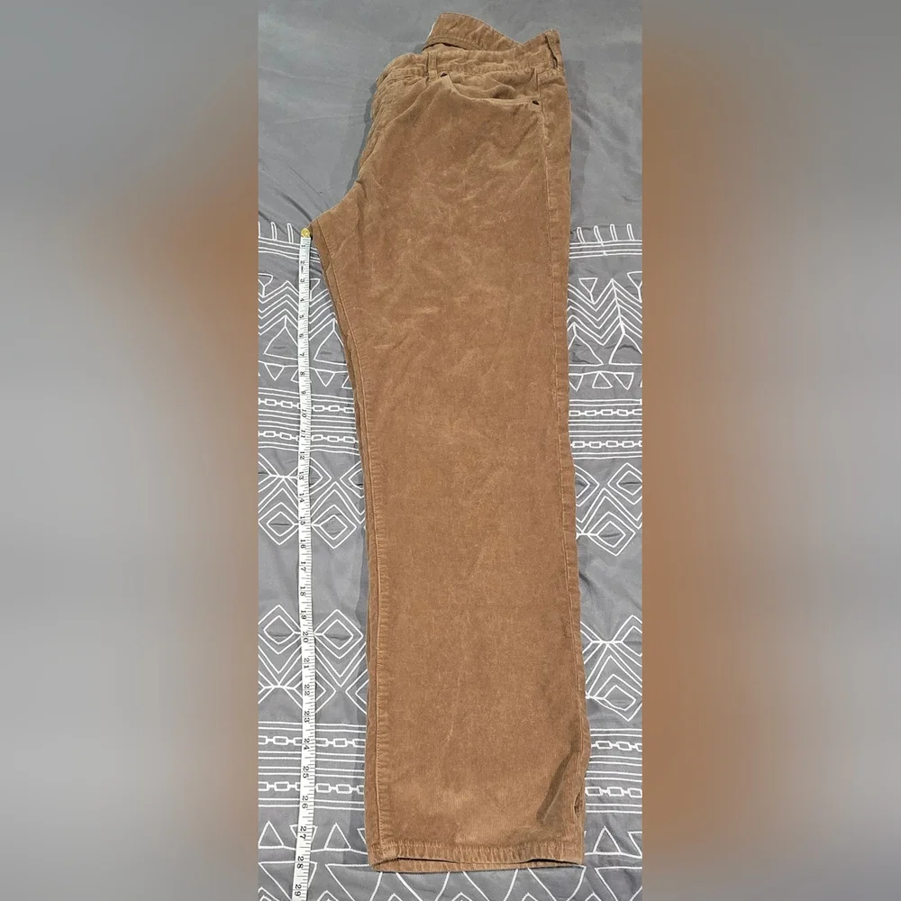 Faherty Mens Corduroy Straight Leg Pants Size 33